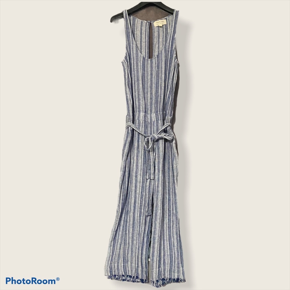 striped patterned pantsuit